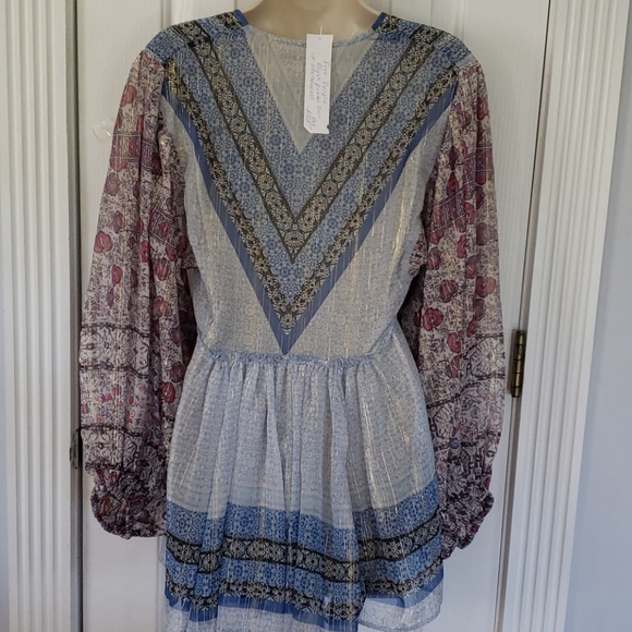 FREE PEOPLE SHIRT XS NEW BOHO ANTHROPOLOGIE - Picture 3 of 4